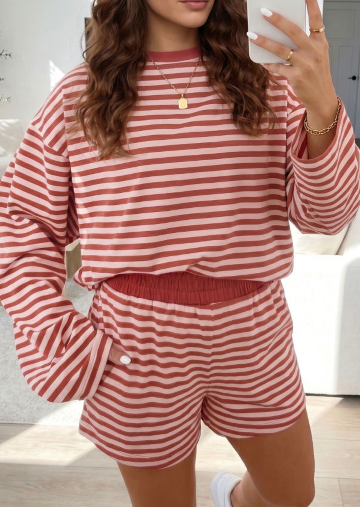 Women's Rust and Pink Set