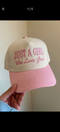 Just a Girl Who Loves Jesus Hat