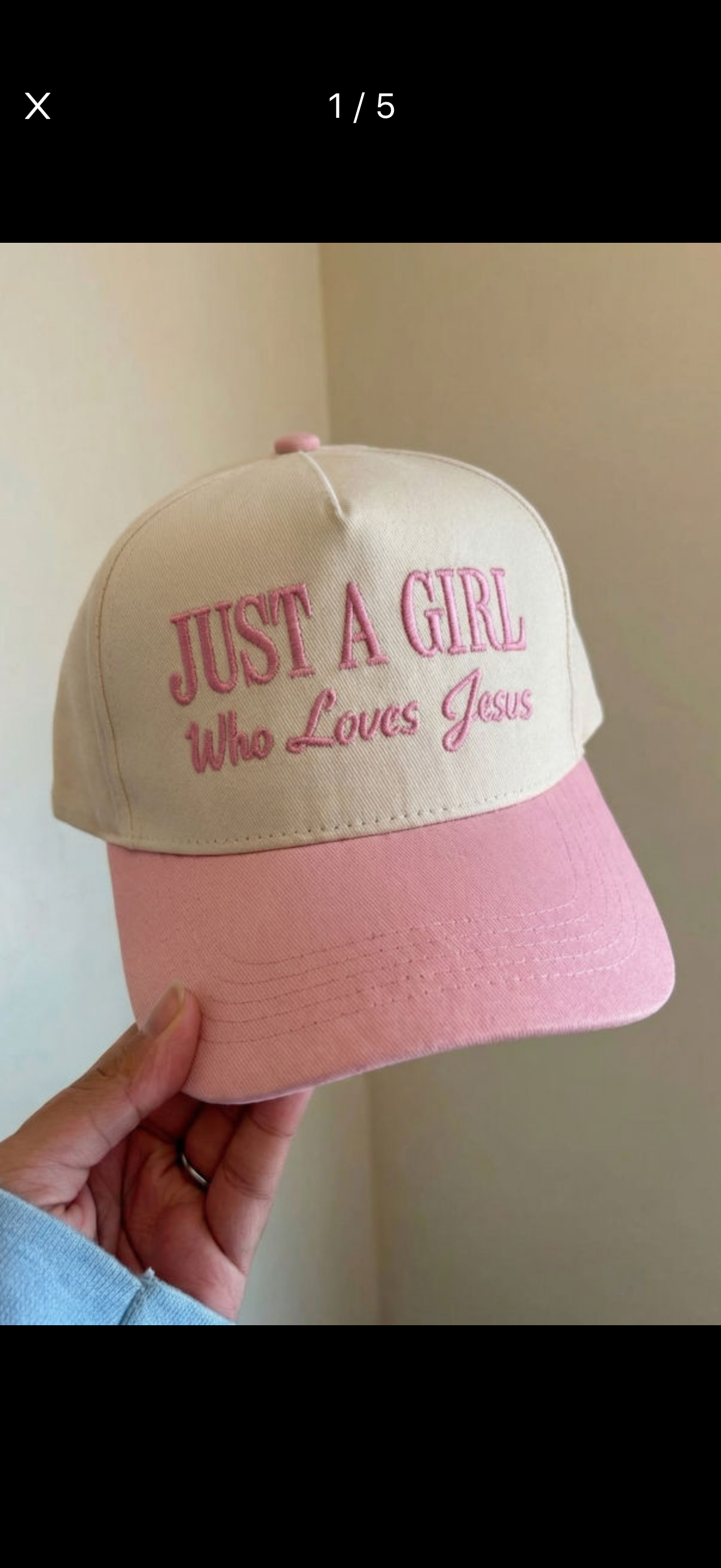 Just a Girl Who Loves Jesus Hat