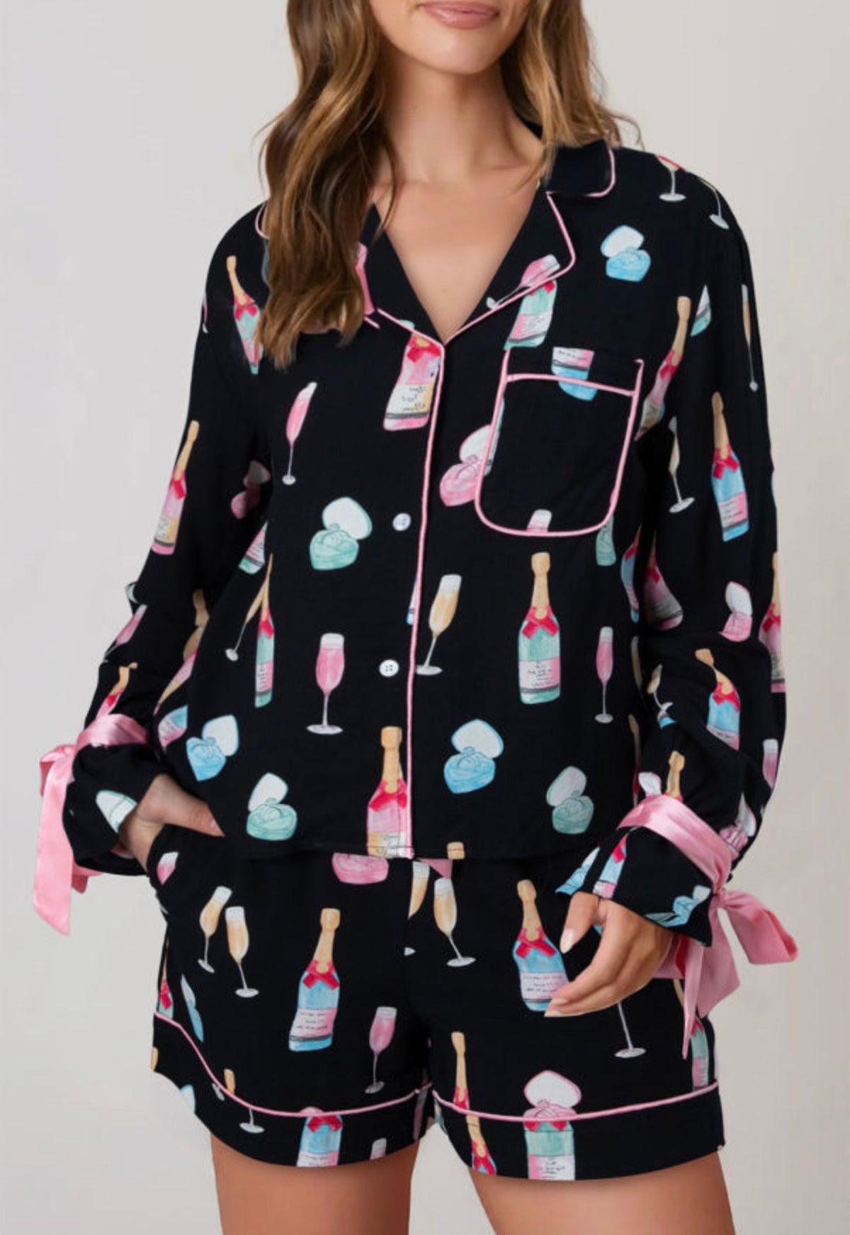 Women's Wine Glass Pajamas