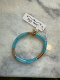 Blue and Gold Bracelet
