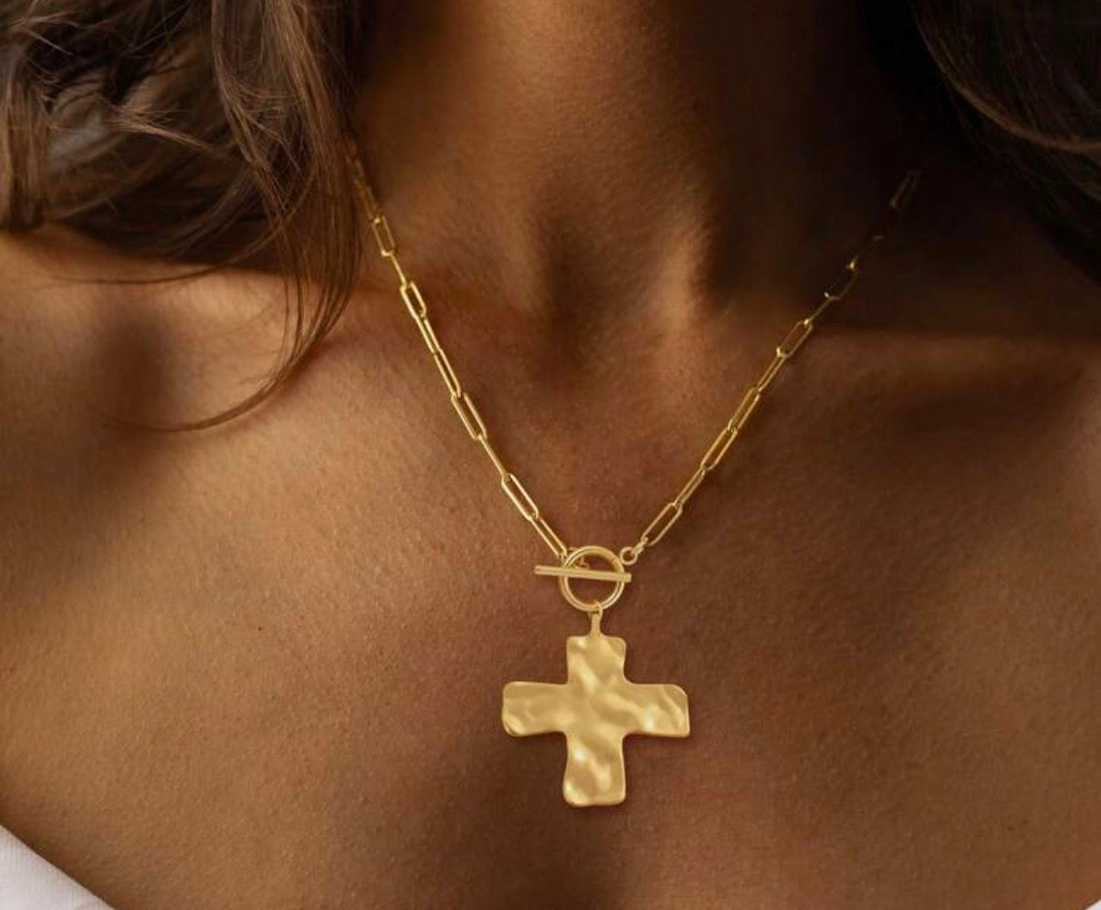 Gold Cross Necklace