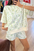 Women's 3/4 Length Floral Set
