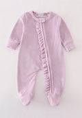 Girl's Purple Velure Onesie