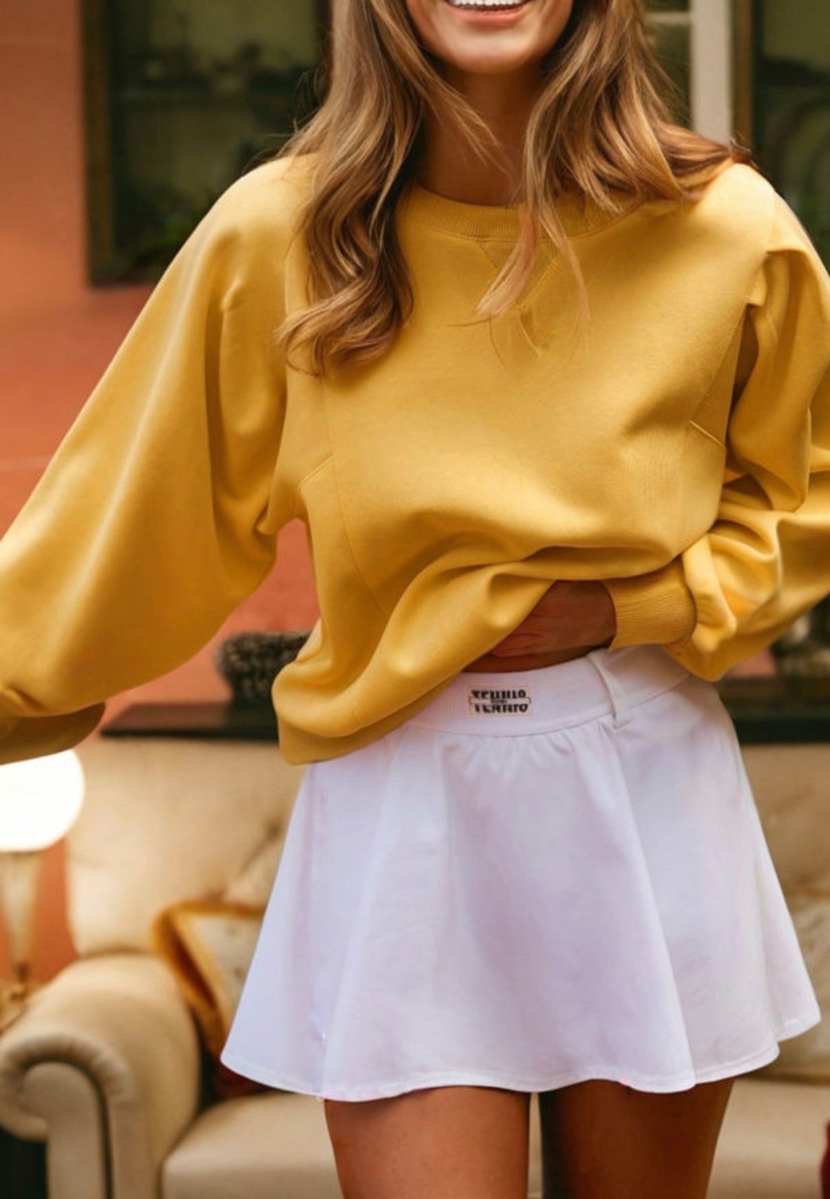 Women's Yellow Sweatshirt
