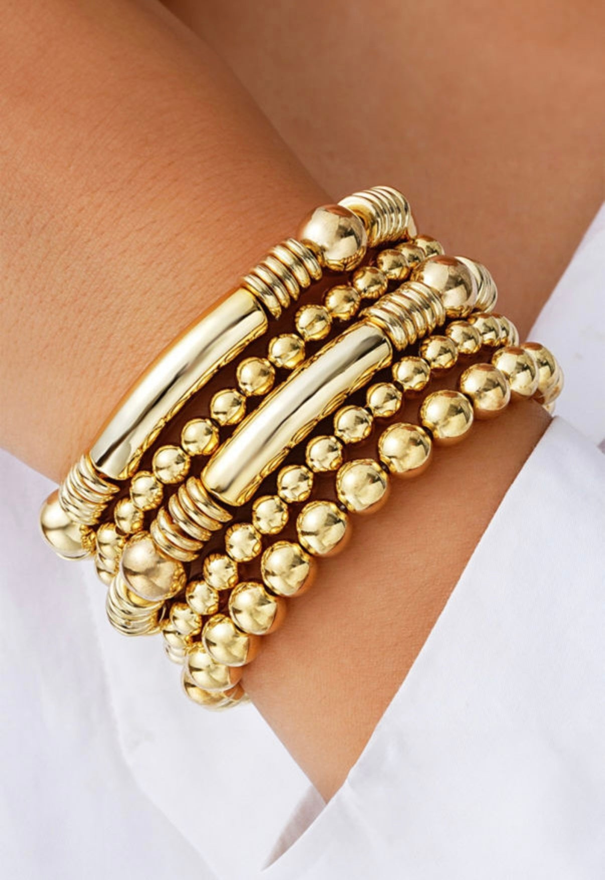 Gold Bracelet Set