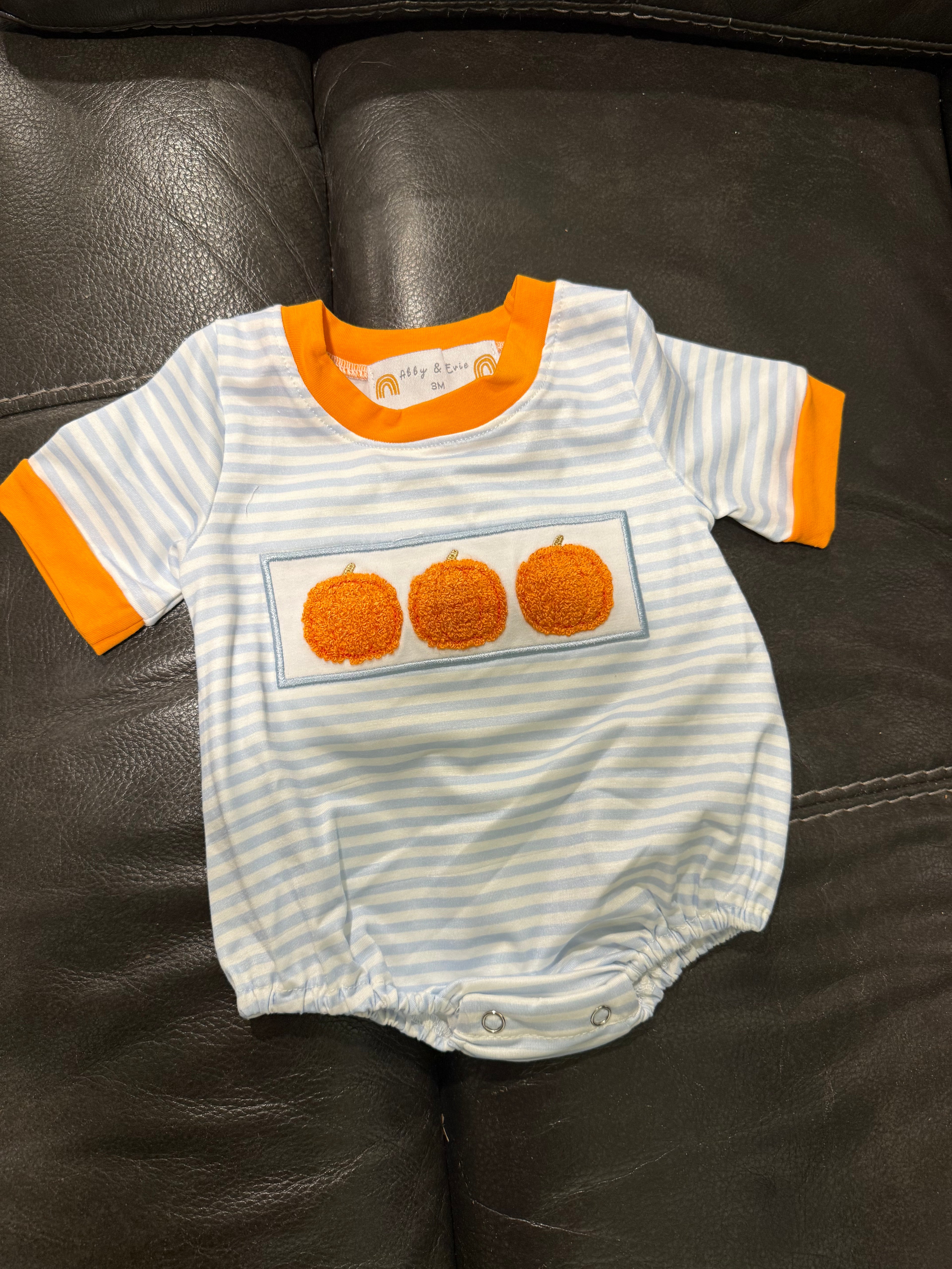 Kid's Striped Pumpkin Bubble