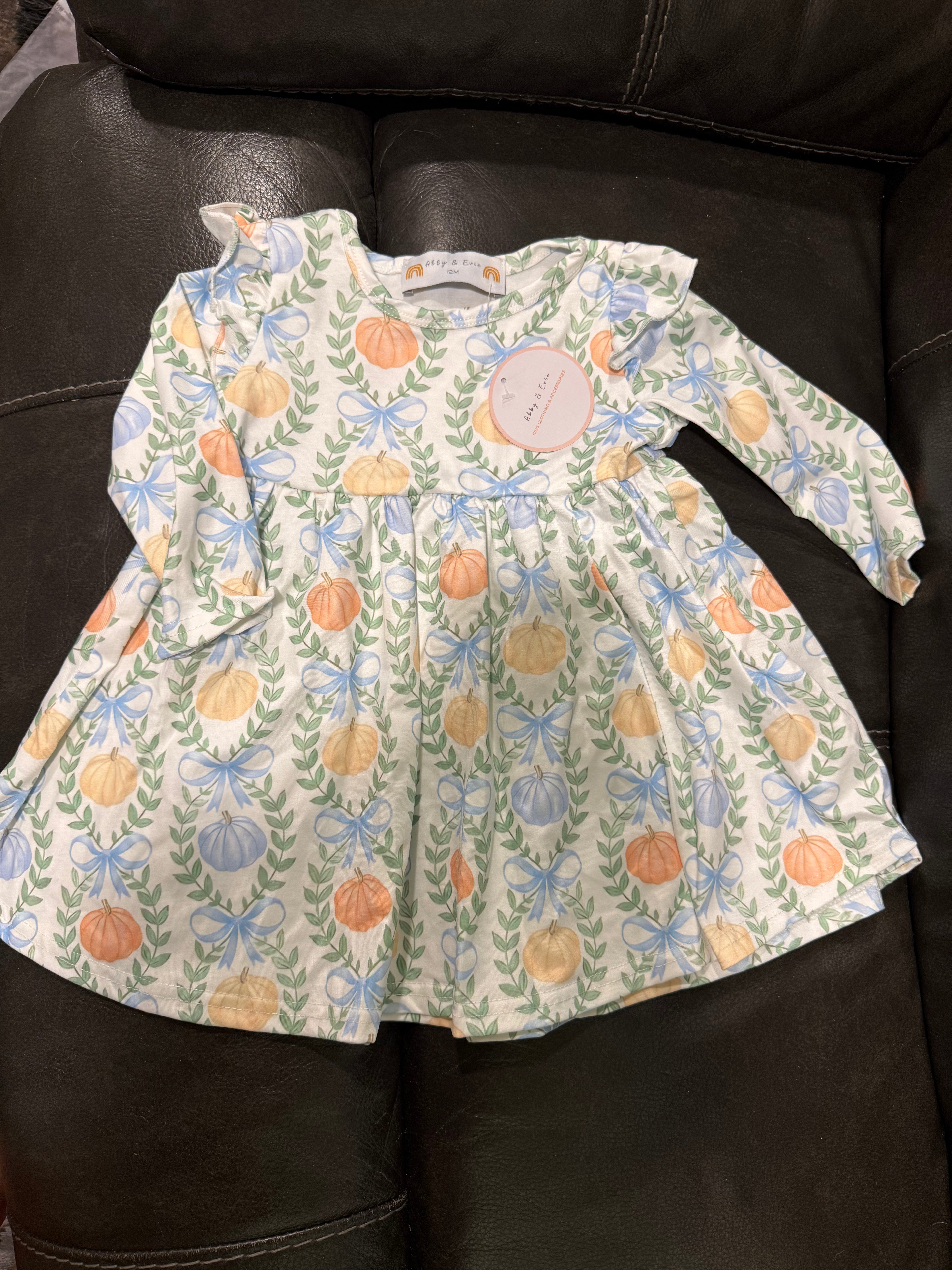 Girl's Pumpkin Dress