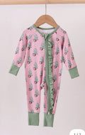 Girl's Bamboo Green Tree Onesie