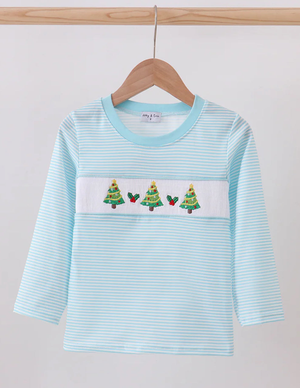 Kid's Smocked Tree Shirt