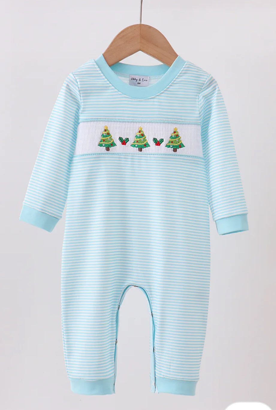 Kid's Smocked Tree Onesie