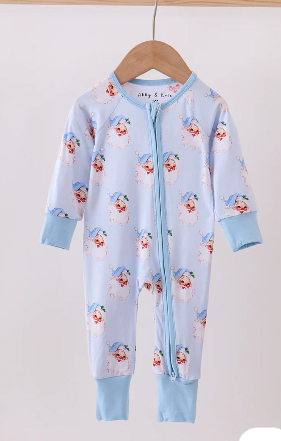 Boy's Bamboo Santa Pajamas