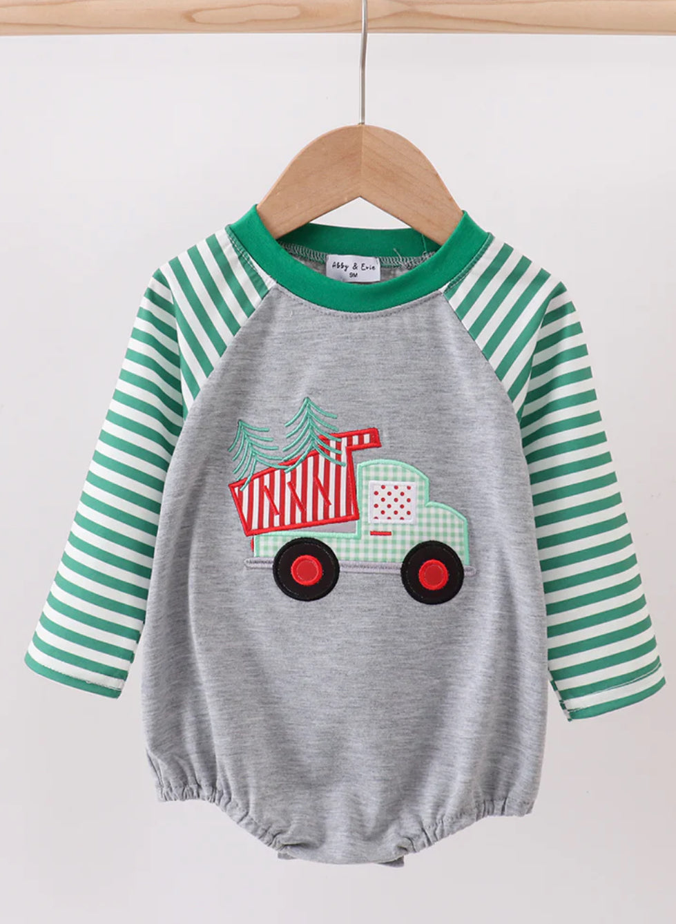 Boy's Christmas Truck Bubble