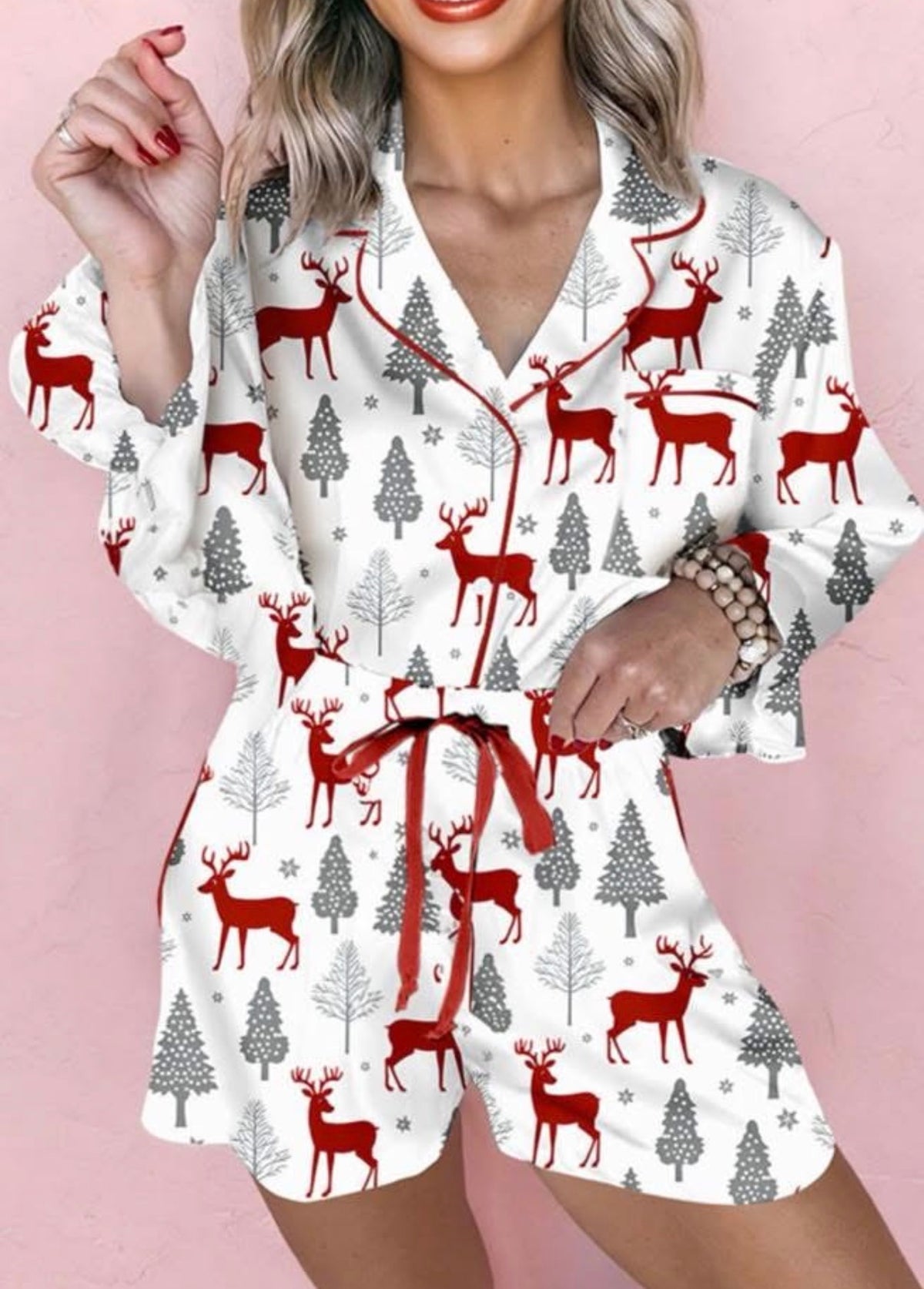 Women's Reindeer Pajamas