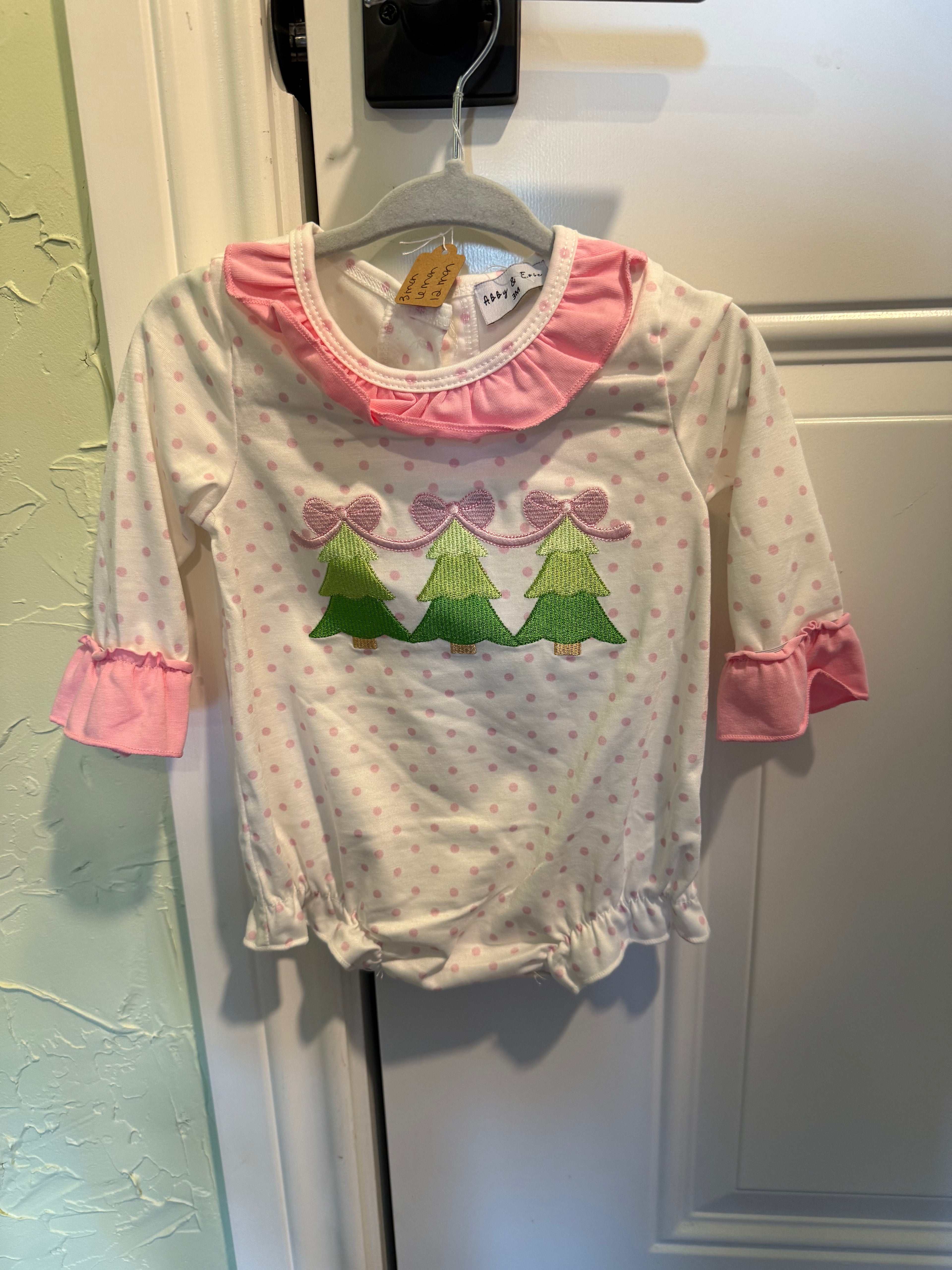 Girl's Embroidered Tree Bubble