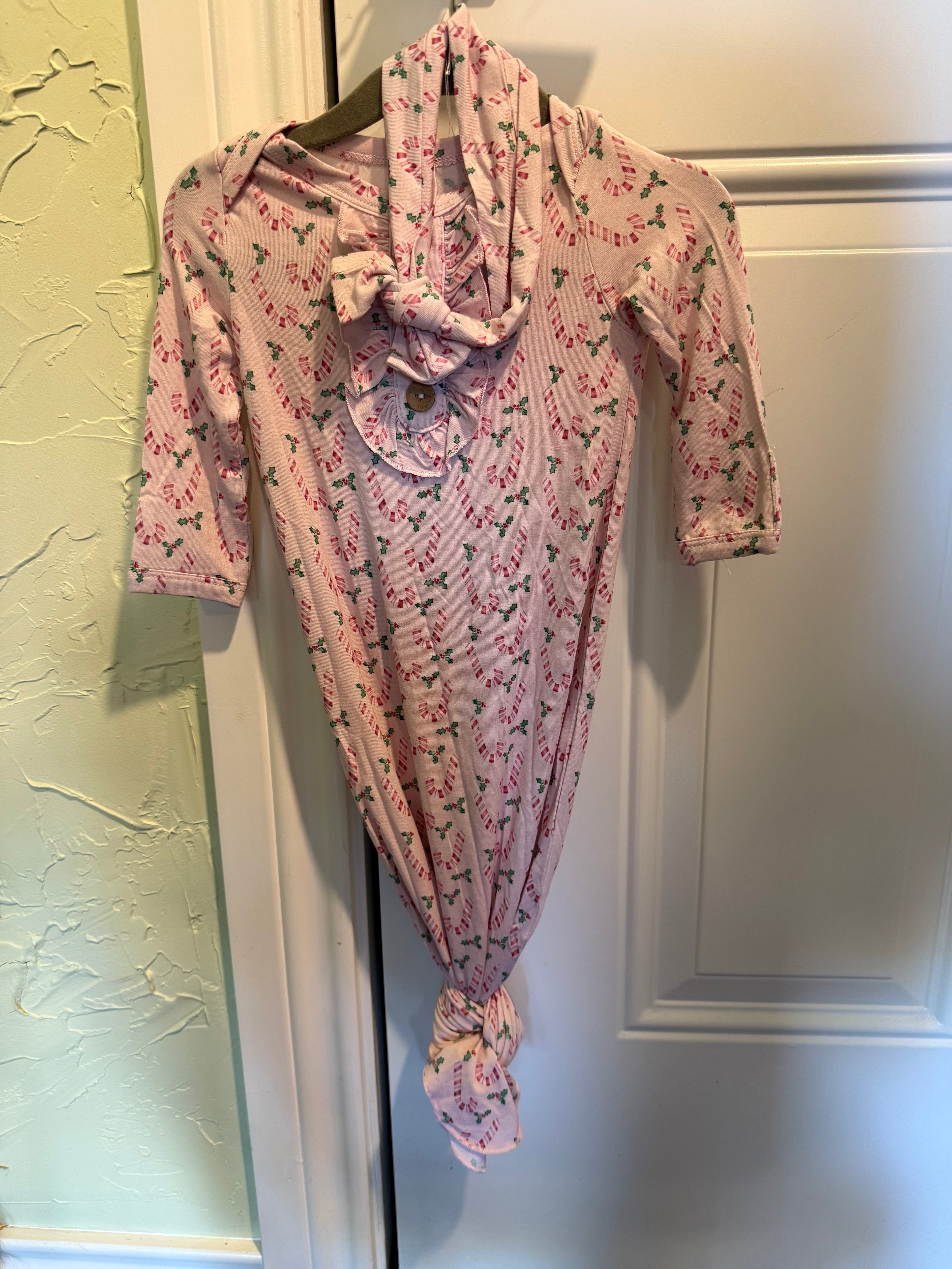 Girl's Bamboo Candy Cane Gown