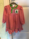 Girl's Embroidered Christmas Nightgown
