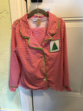Kid's Embroidered Christmas Pajama Set