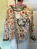 Girl's Christmas Themed Pajama Set