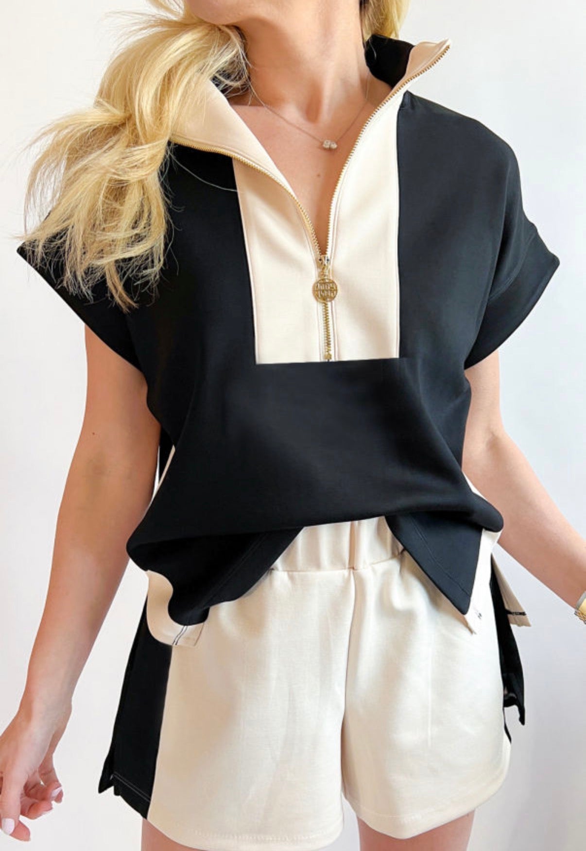 Women's Black and Tan Set