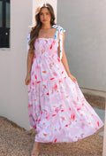 Women's Long Pink Dress