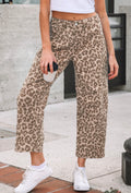 Women's Tan Cheetah Jeans