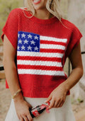 Women's Red Flag Sweater