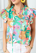 Women's Shirt with Cheetahs