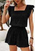 Women's Black Tank Set
