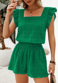 Women's Green Tank Set