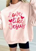 Love Like Jesus Mock Neck Sweatshirt