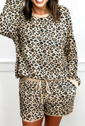 Women's Cheetah Set with Tan Trim