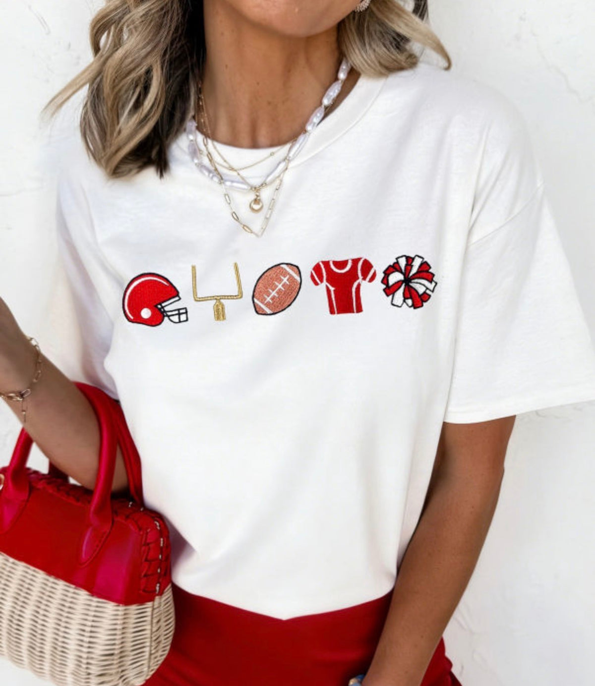 Women's Football Themed Shirt
