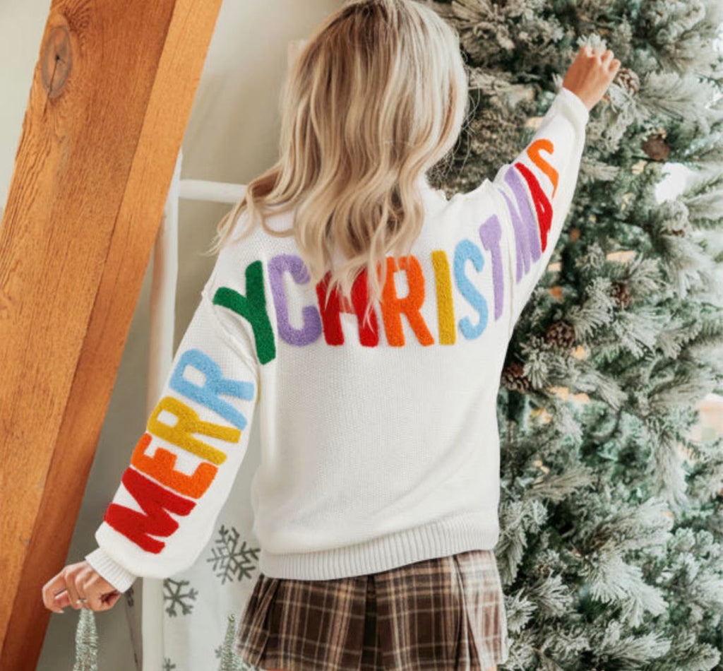Women's Ho Ho Ho/Merry Christmas Sweater