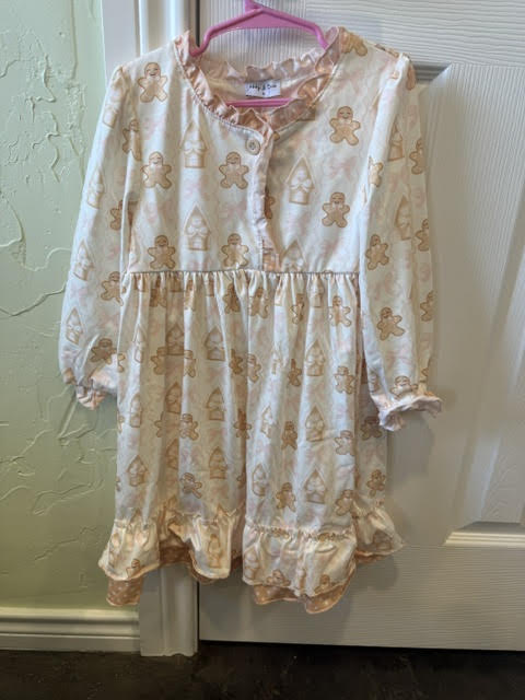 Girl's Gingerbread Dress