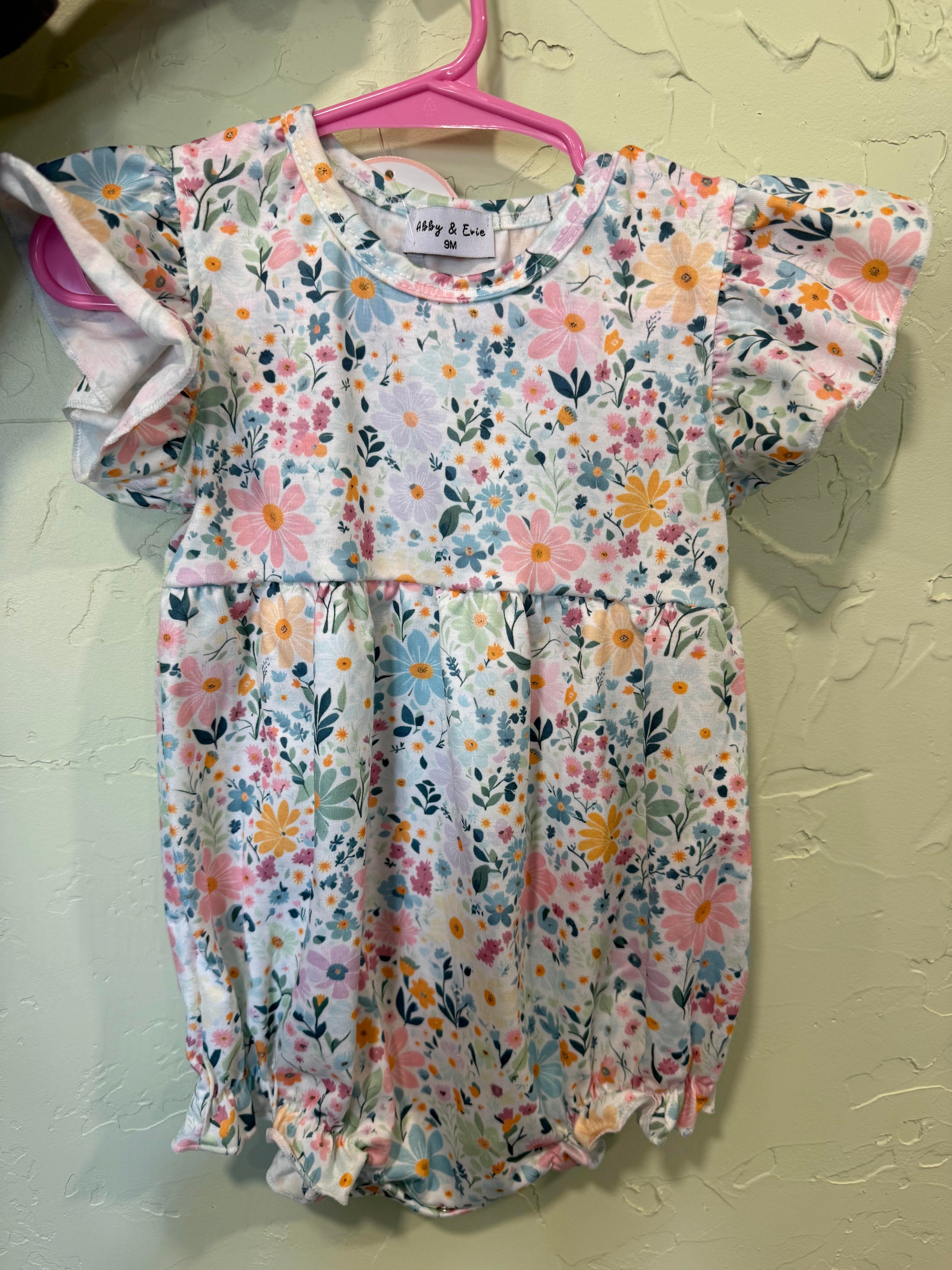 Girl's Floral Bubble