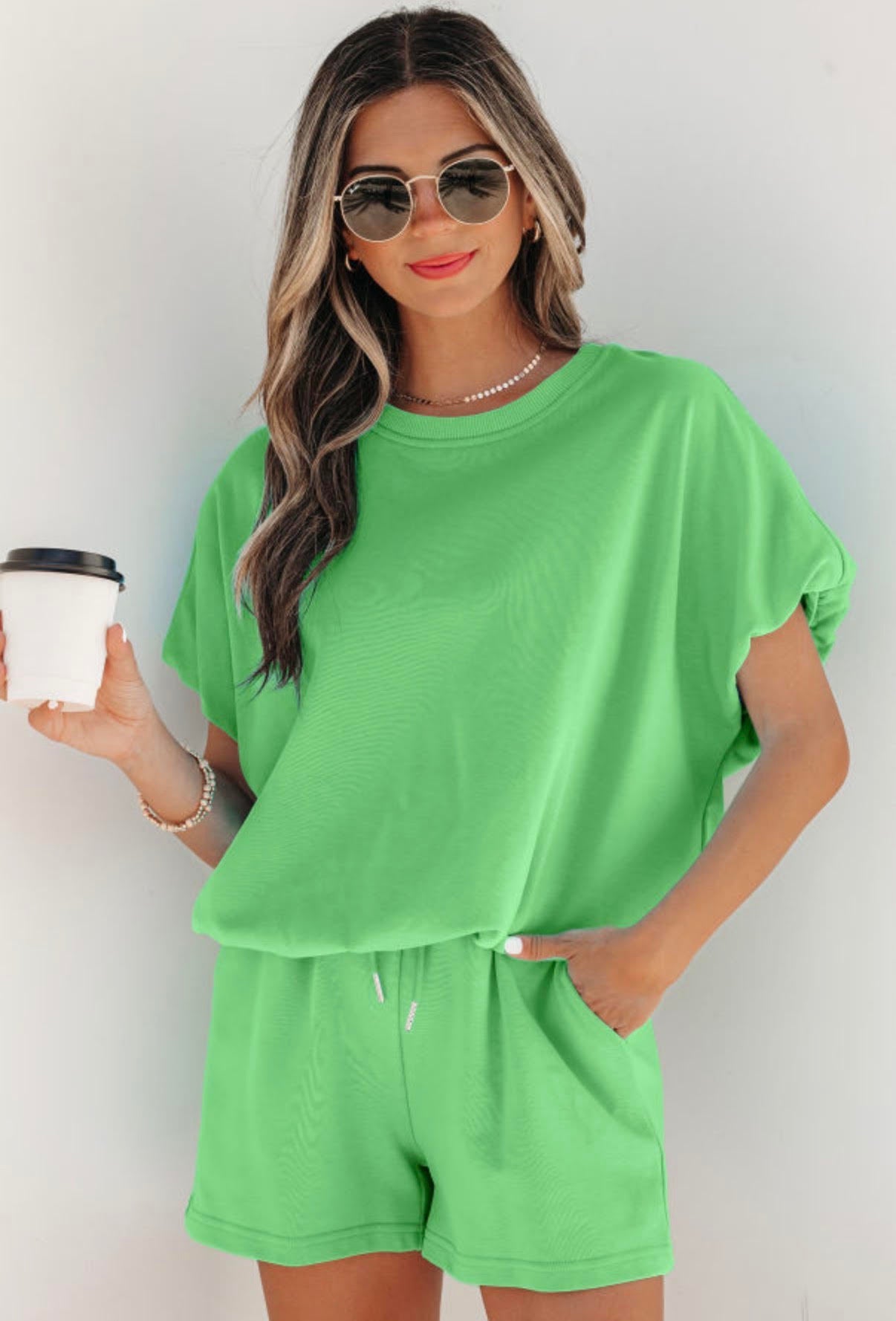 Women's Lime Green Set