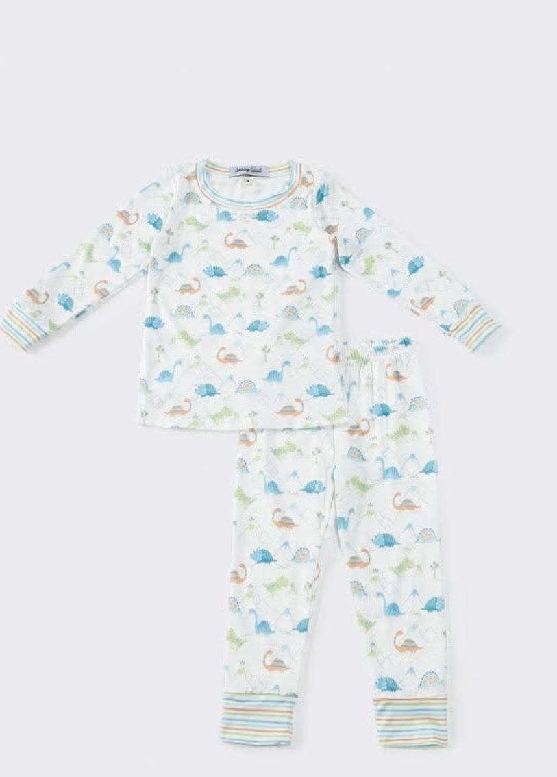 Kid's Colorful Dinosaur Pajamas