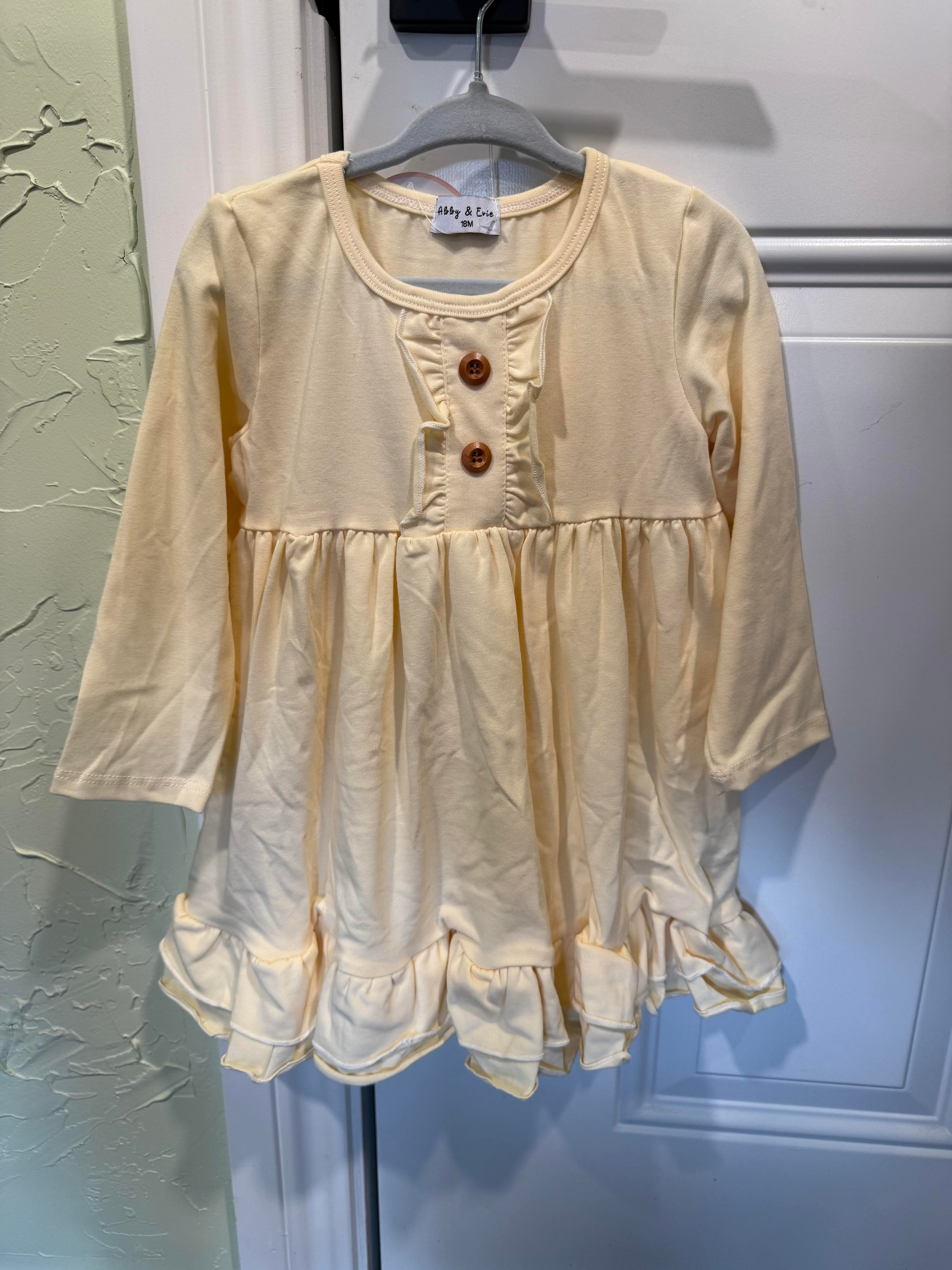 Girl's Yellow Dress